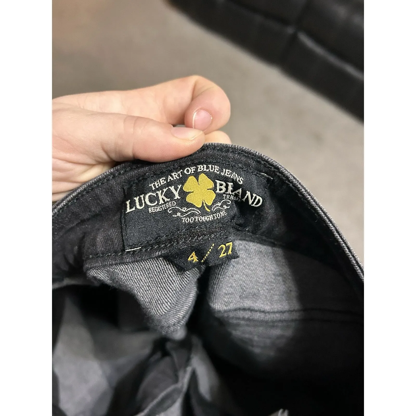 Lucky Brand Jeans Women's 4/27 Lolita Capri Black‎ - Image 7