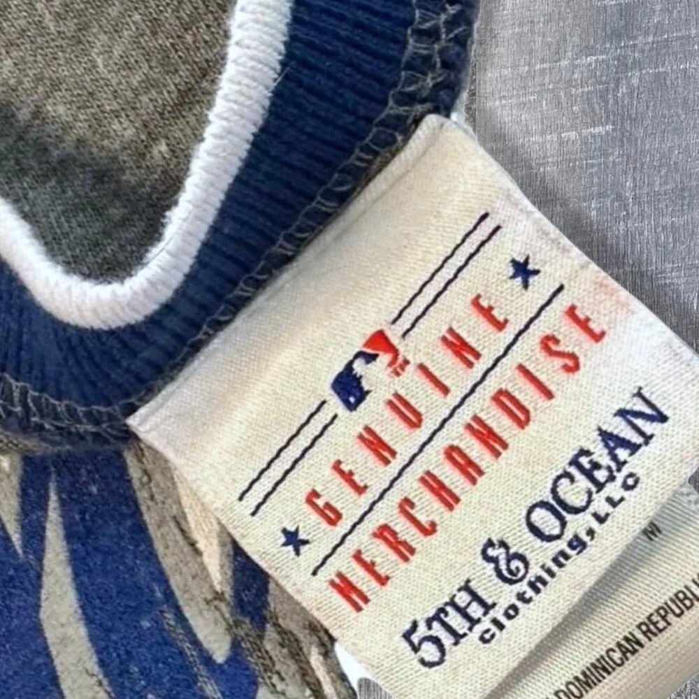 KC Royals Hosmer #35 Ringer T Shirt Womens M Short Sleeve V Neck - Image 6