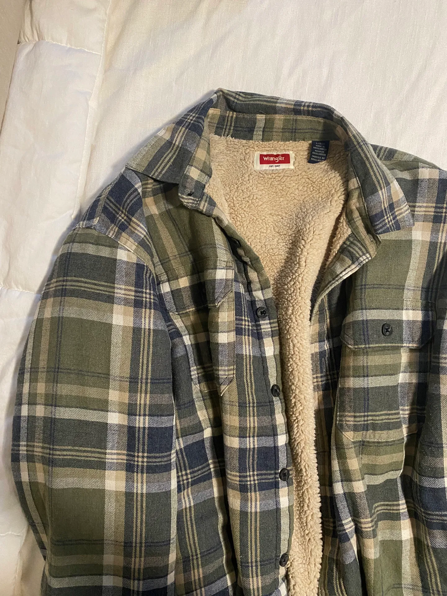 Wrangler Fleece Flannel Jacket - Image 3
