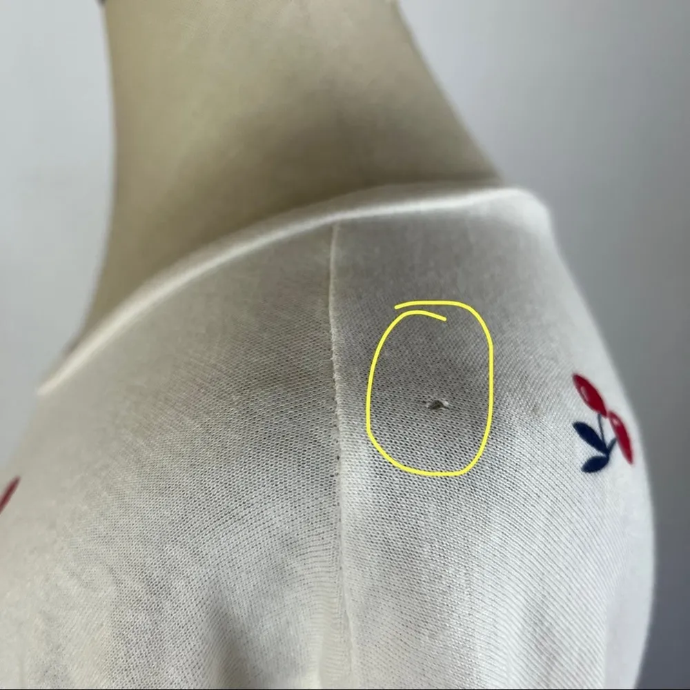 LNA  Cherry Scoop Neck Graphic Tee - Image 4