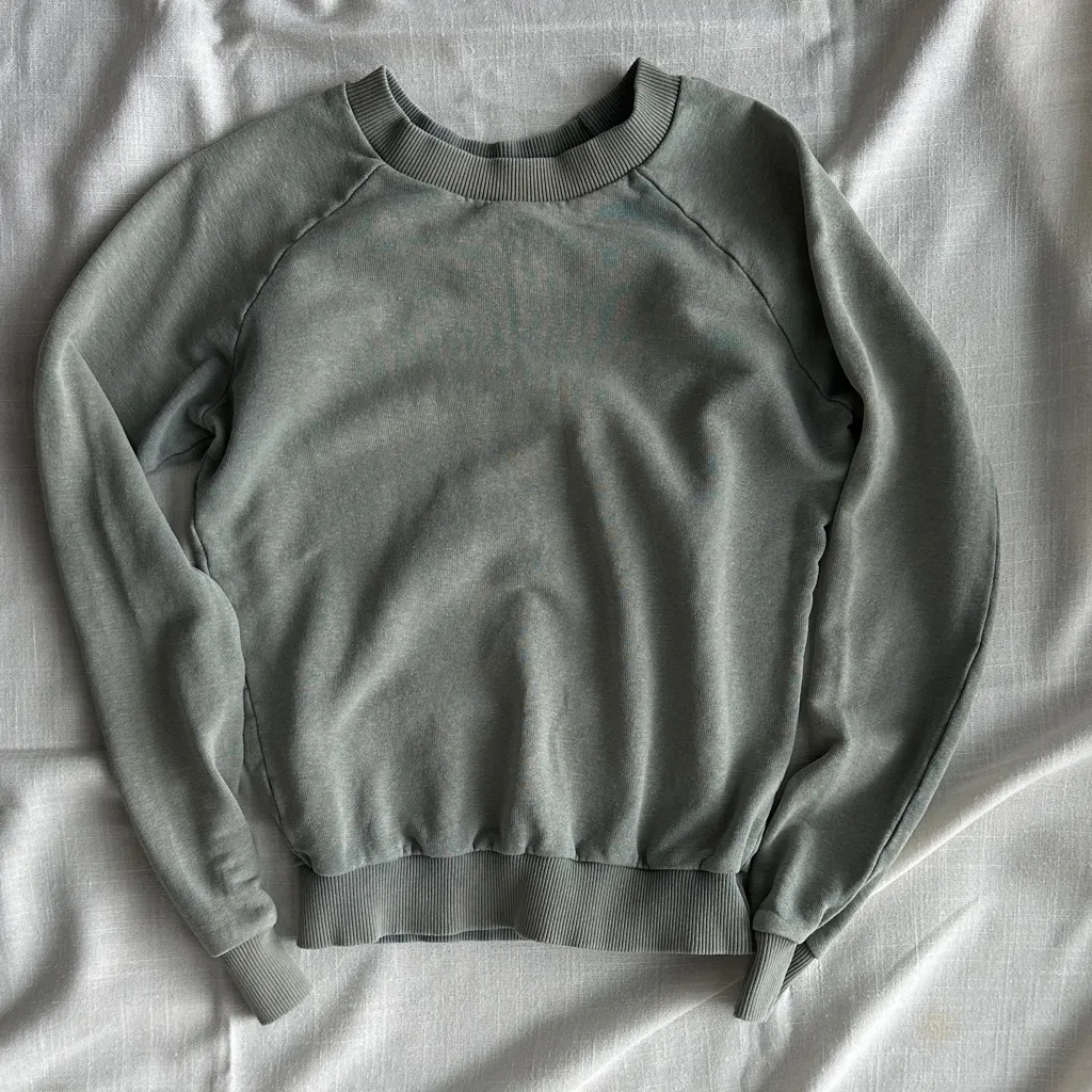 Jungmaven Light Green Sweatshirt Size XS - Image 3