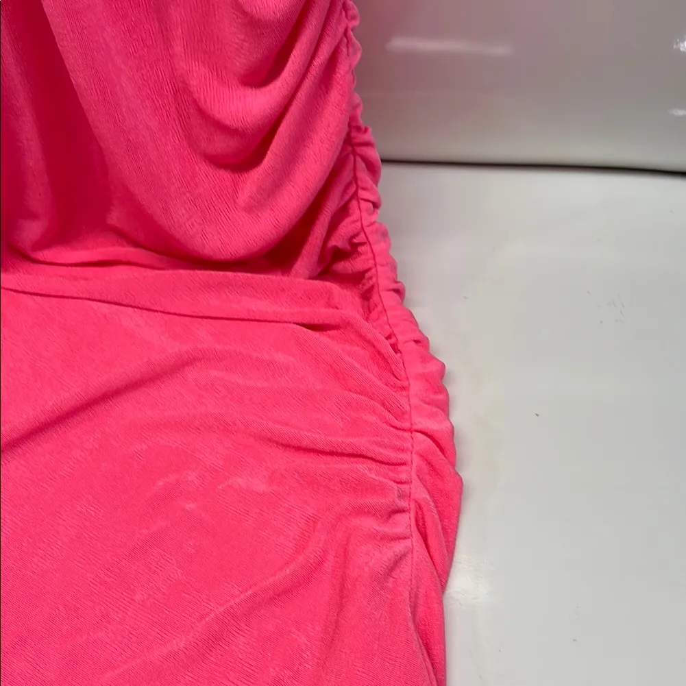 SER.O.YA Delta Pink Sleeveless Dress | Medium - Image 4