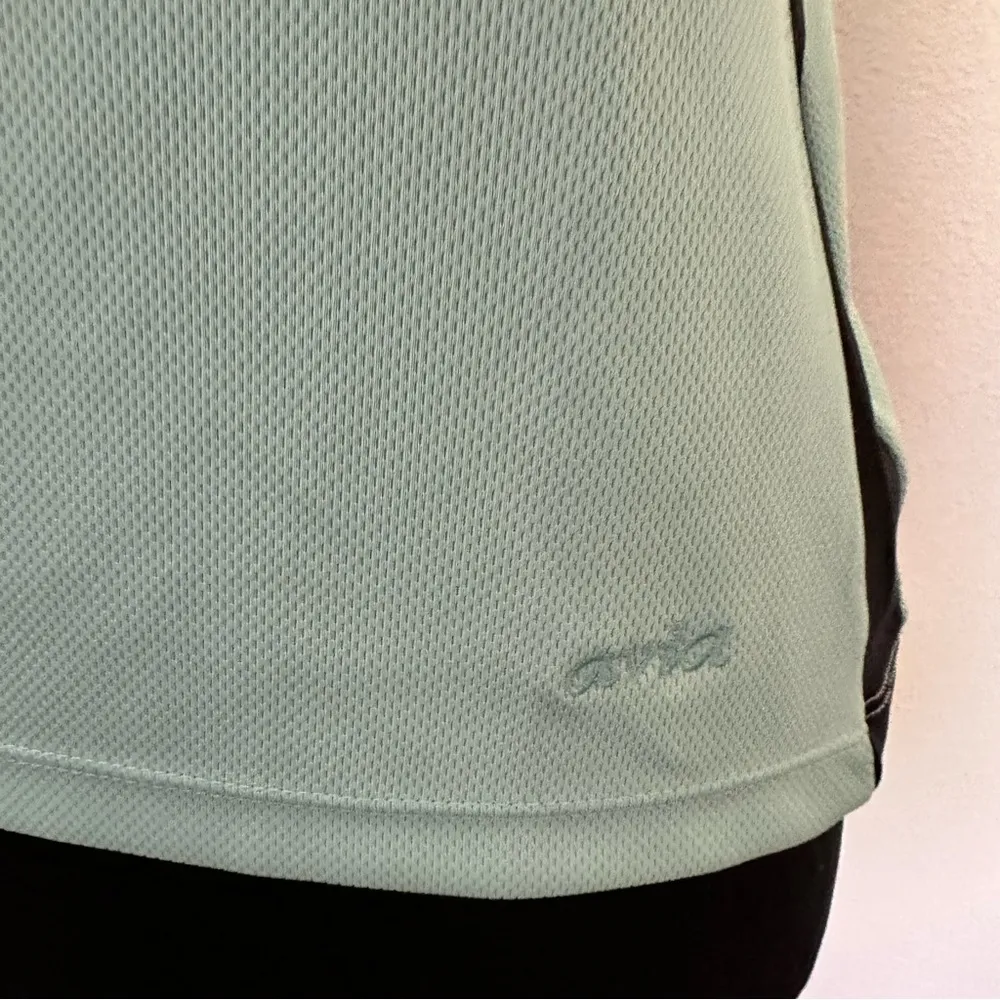 Avia Blue and Black Y2K Fitted Short Sleeve Tee M - Image 6