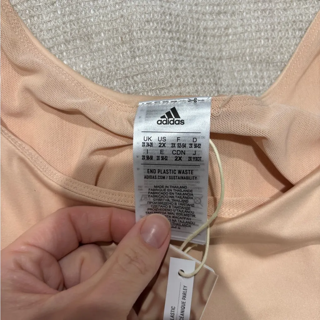 Adidas honore NWT nude tank size 2x - Image 3