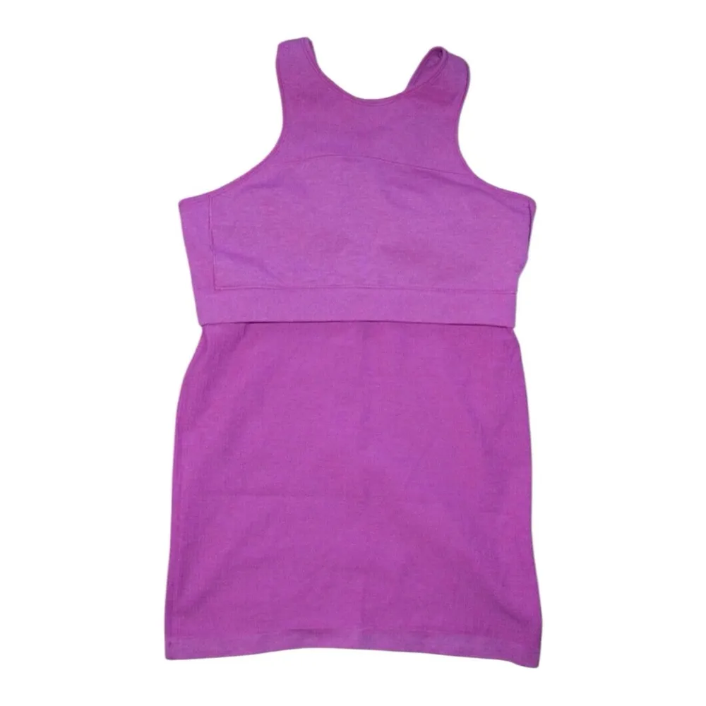 Lululemon Seamlessly Covered Heathered Tank Ultra Violet Size 4 - Image 6