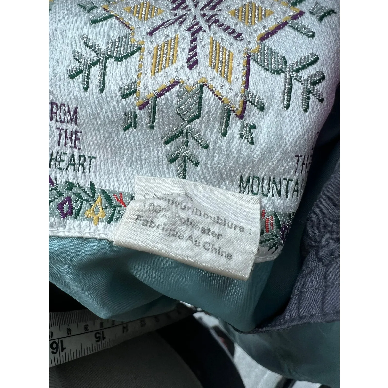 Vintage Y2K  8 M Obermeyer ski jacket powder blue Coat Hooded Embroidered Womens - Image 9