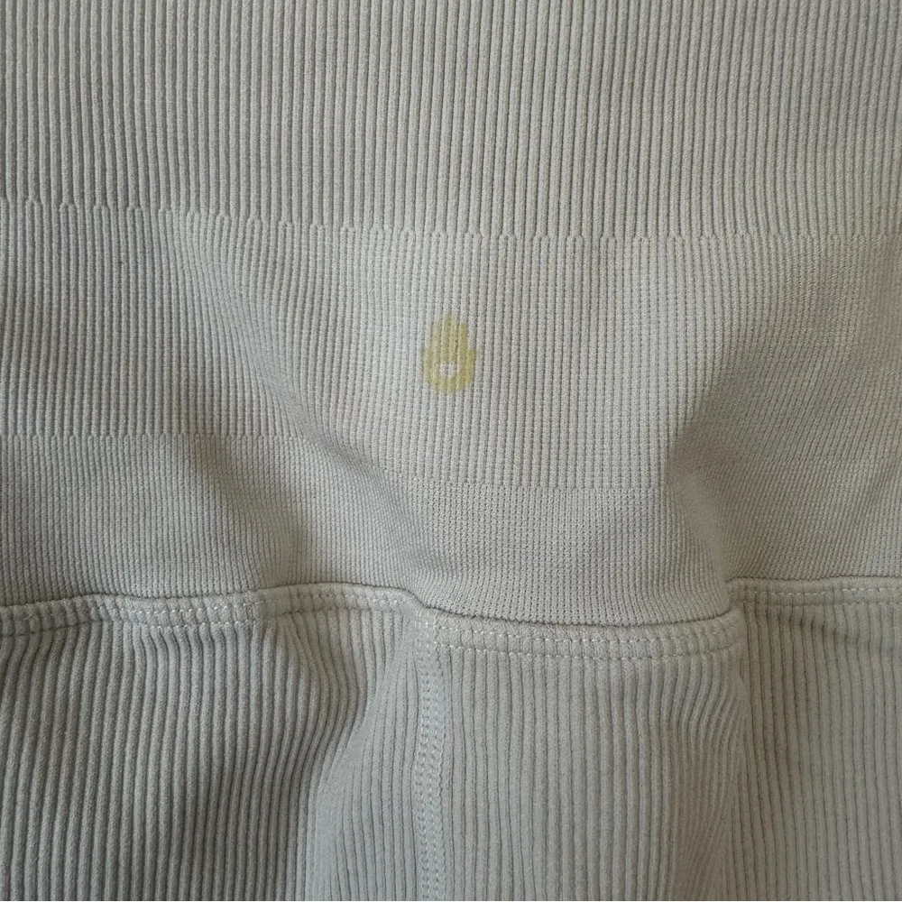 Spiritual Gangster Love Sculpt Biker Shorts beige bone ribbed workout active - Image 5