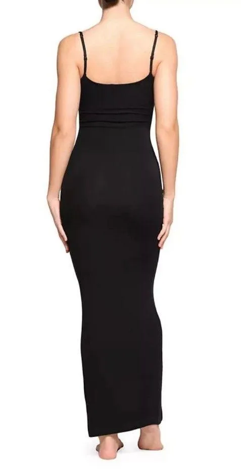 Soft Lounge Long Slip Dress Black Size Large NWT Authentic - Image 2