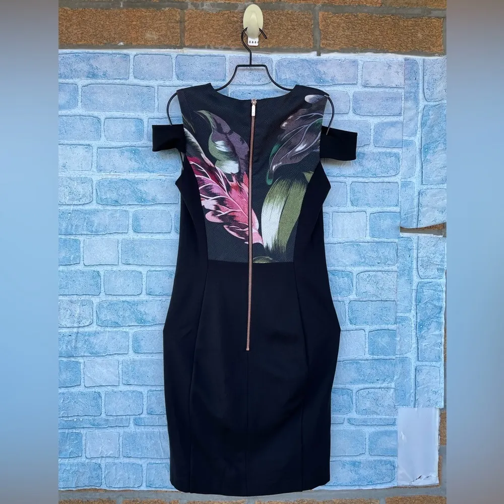 TED BAKER Black Floral Jacquard Eden
Dress size 1 / small - Image 5