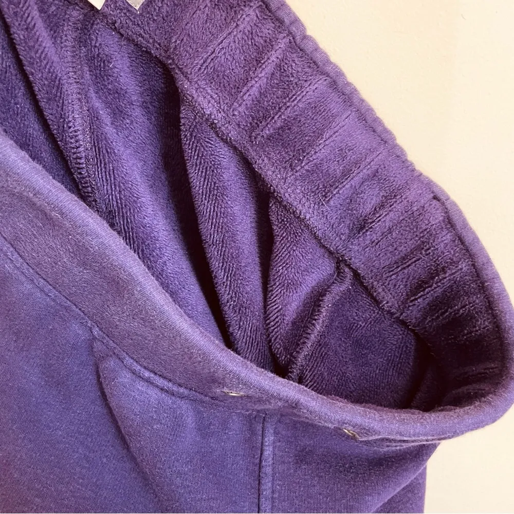 Ugg Straight Leg Terry Fleece Lined Purple Sweatpants size S - Image 9