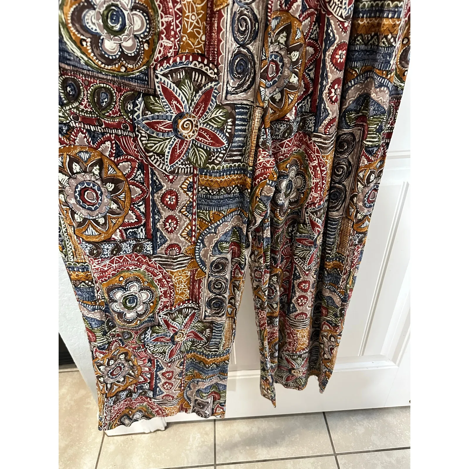 VTG Expo Hippie Boho Indie Gypsy Jumper Women 12 Colorful Pattern Artsy Funky - Image 10