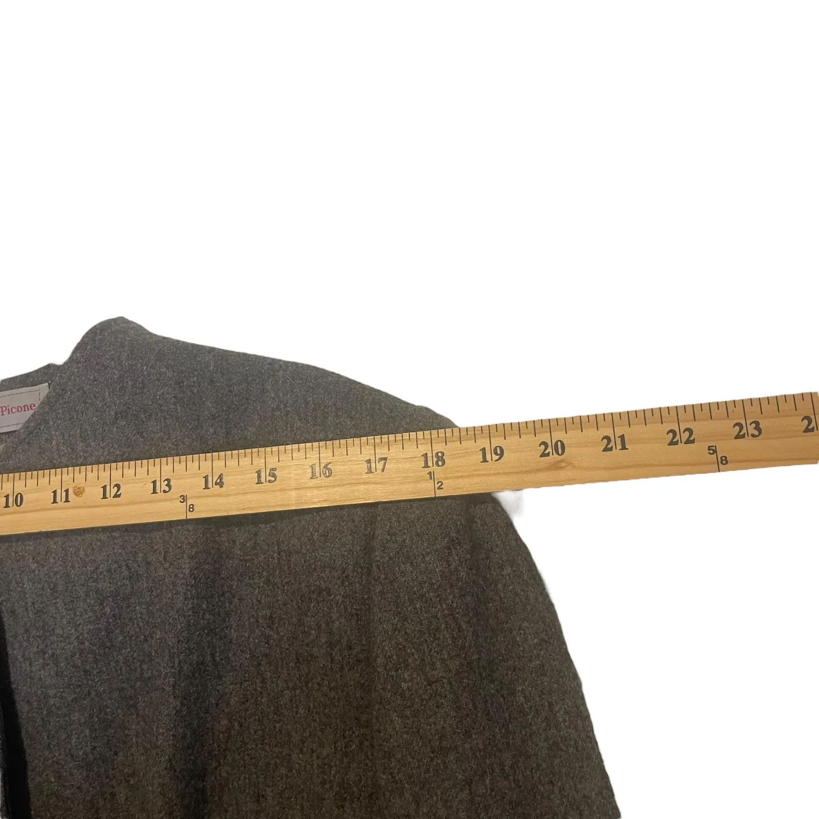 Evan Picone Vintage Women's Size Medium Wool Blend Grey 3‎ Button Blazer - Image 11