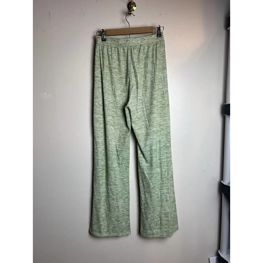 Song of Style Ribbed Emmett Pants in Green Heather Sz. M Size M - Image 6