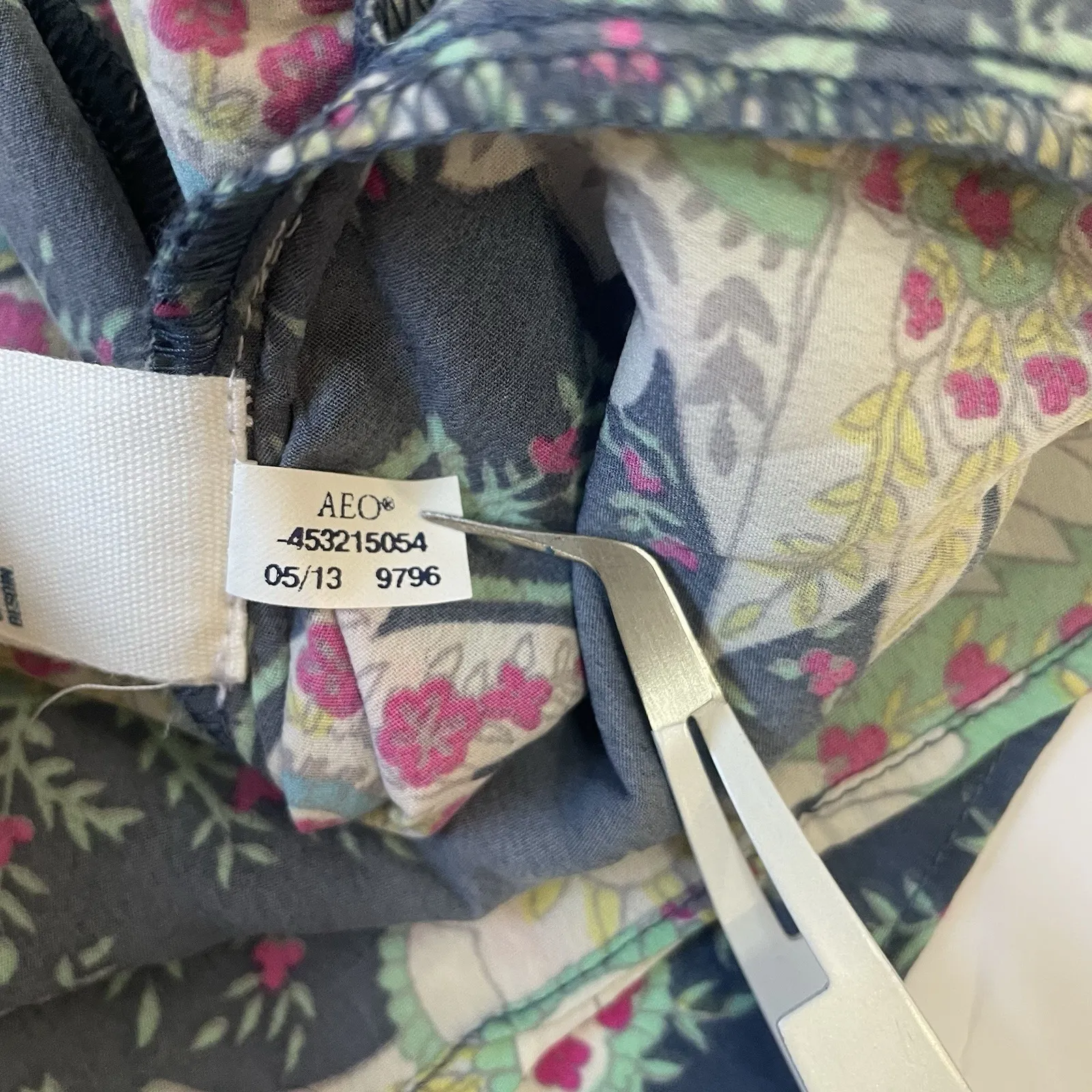 American Eagle American‎ Eagle Romper Women's Paisley Floral Boho Small 2013 NWT - Image 11