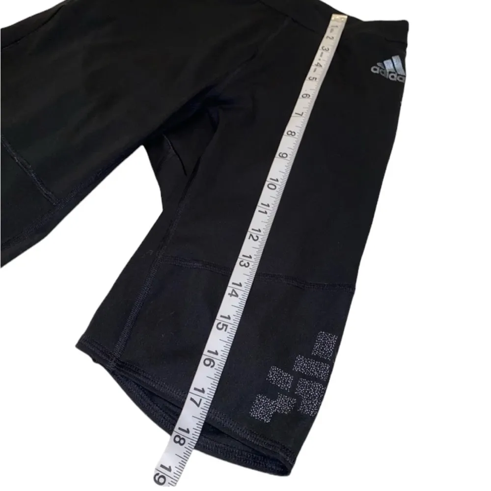 Adidas Black Biker Athletic Shorts Women’s Size Small Fitness Workout Casual! - Image 2