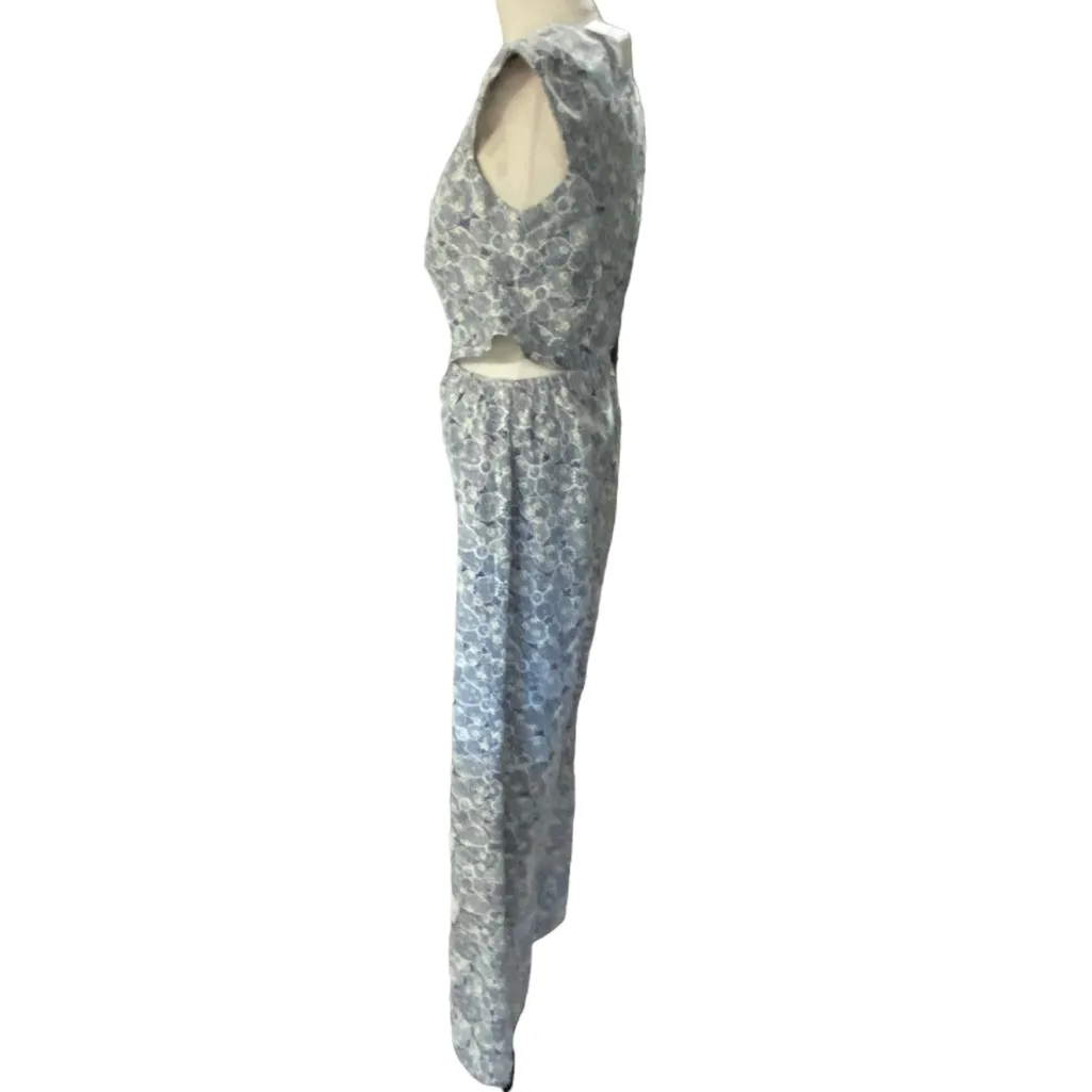 Anthropologie Helena Jumpsuit Adelyn Rae Navy Cream Floral NEW Size XS - Image 5