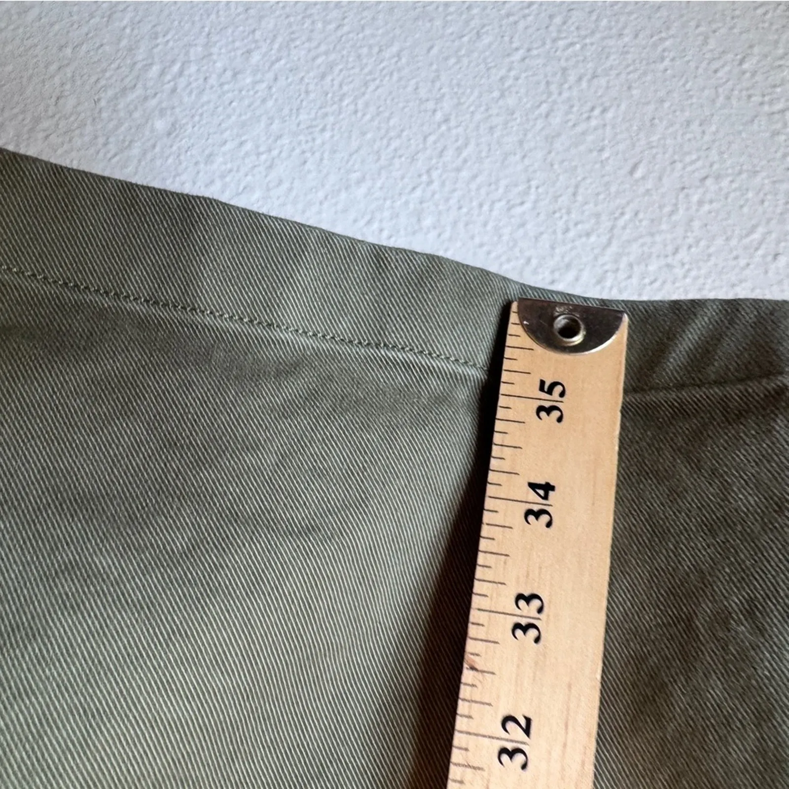 Duluth Trading Co Green Denim Shirt Dress Womens XS Casual Gorpcore Coverall - Image 5