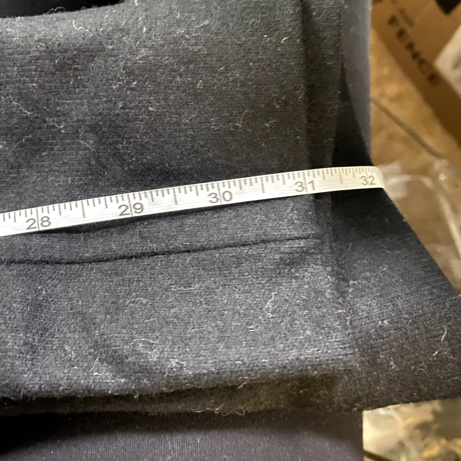 Banana Republic Womens Dress Pants Size 6 Black Wool Blend Straight Leg Trousers - Image 13