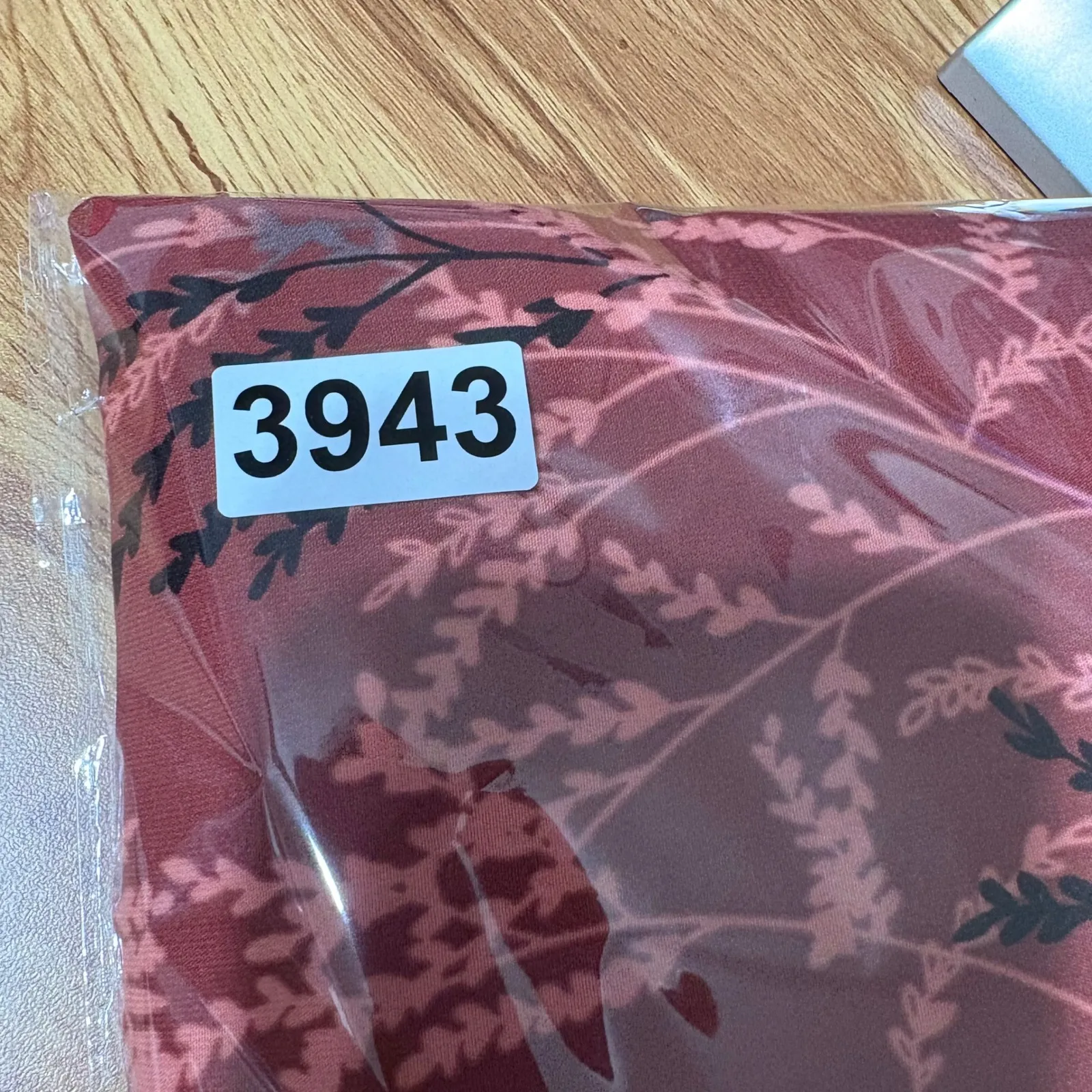 Catherines Women Boho Button Tunic Top 2X Rust Abstract Leaf Print Whimsy Earthy - Image 6