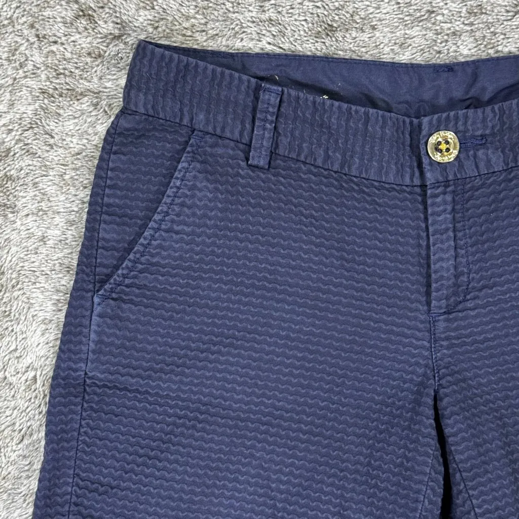 Lilly Pulitzer Callahan Shorts Sz 2 Navy - Image 3