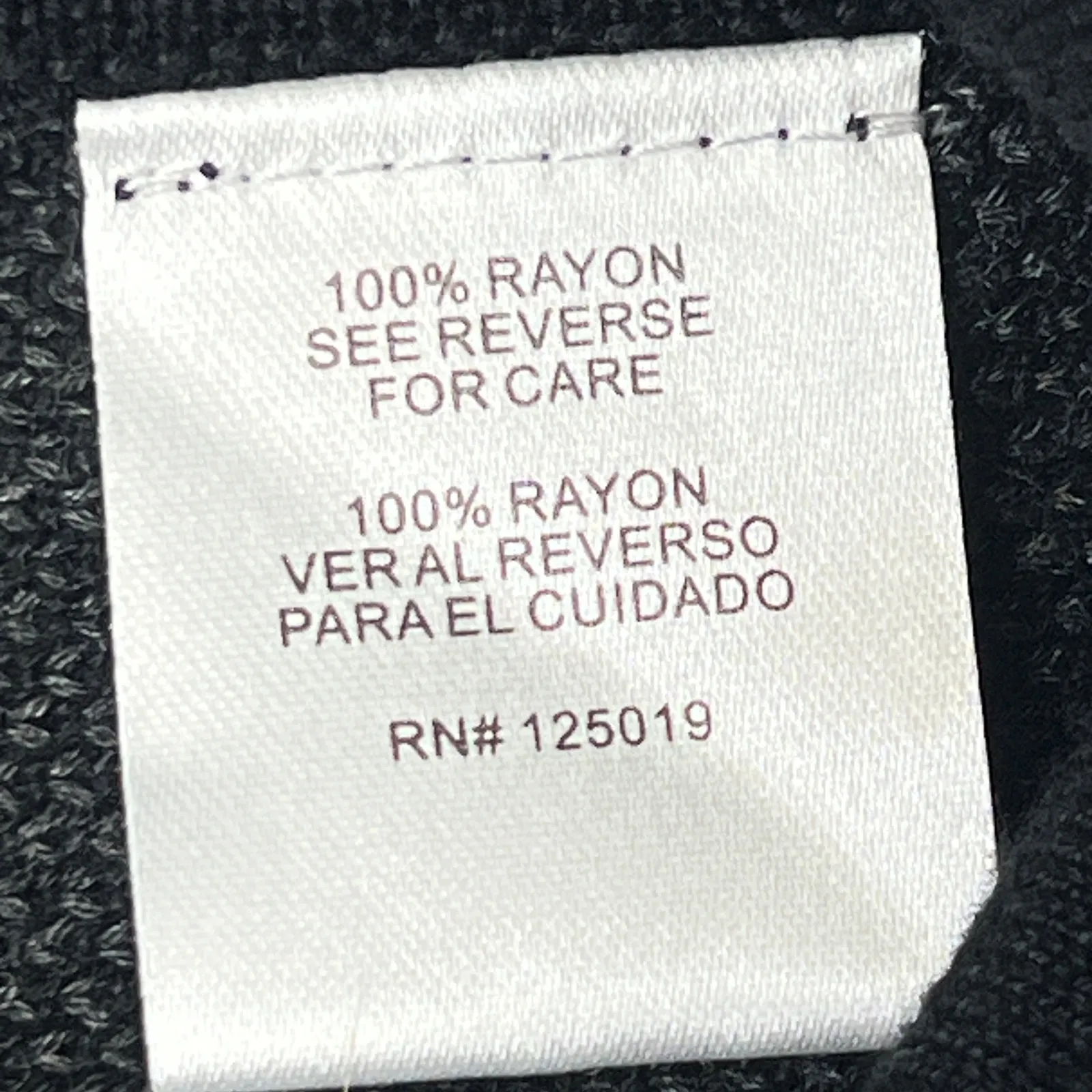 Joseph A. Poncho Sweater M Cowl Neck Striped Ruffles Knit Sleeveless Black Gray - Image 11