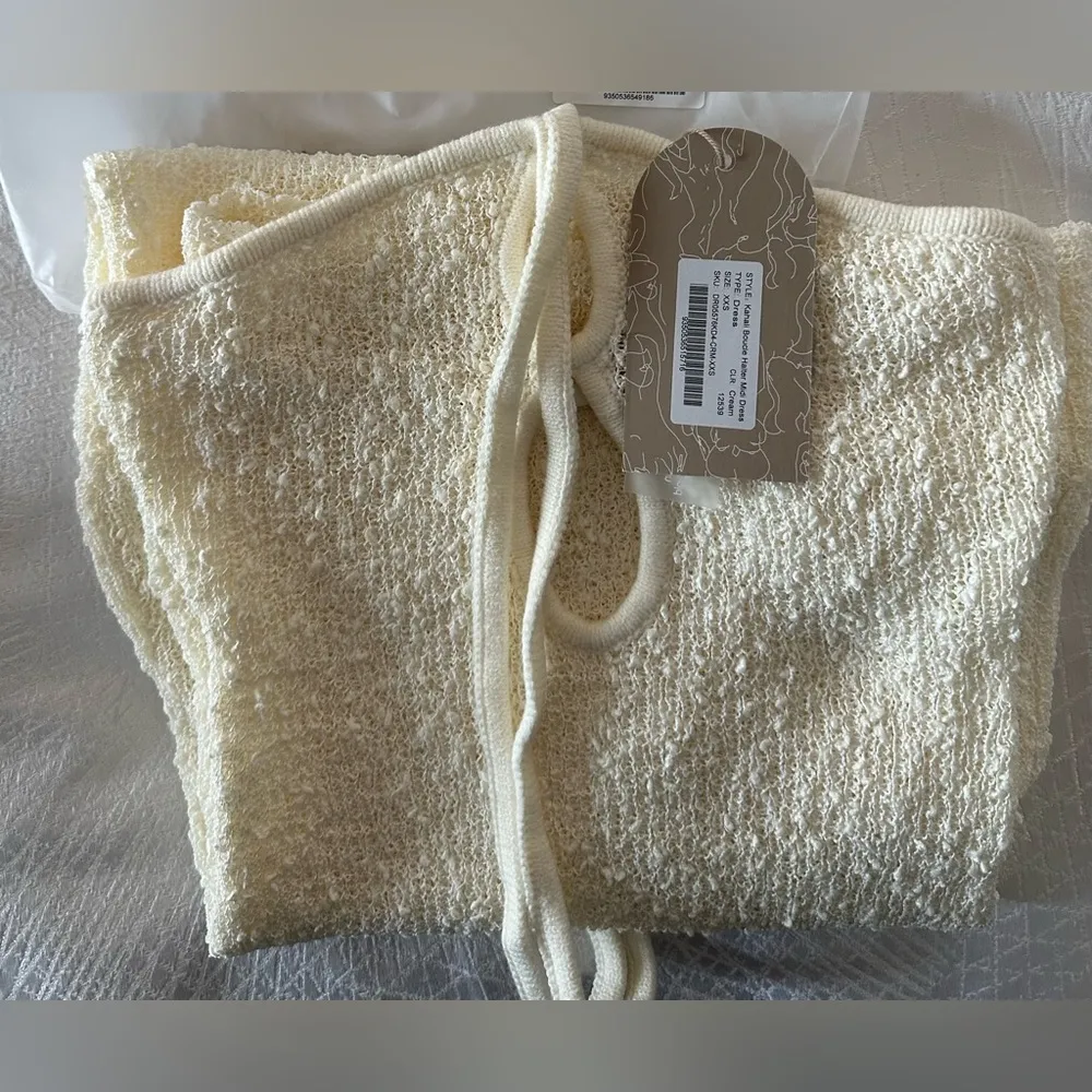 Meshki KAHALI Boucle Halter Midi Dress - Image 9