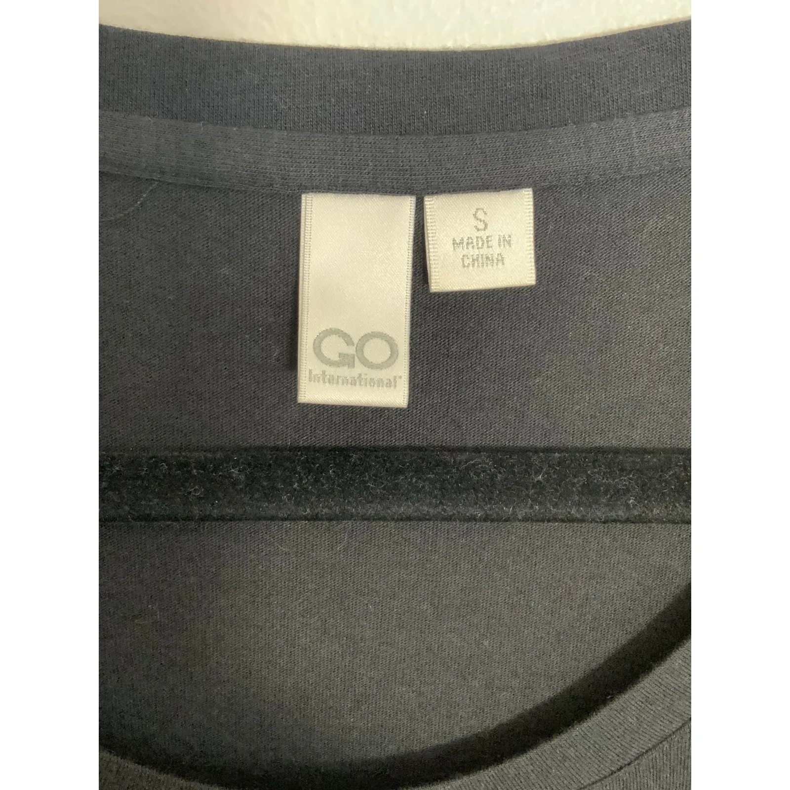 Go International Black tshirt‎ dress size small - Image 2