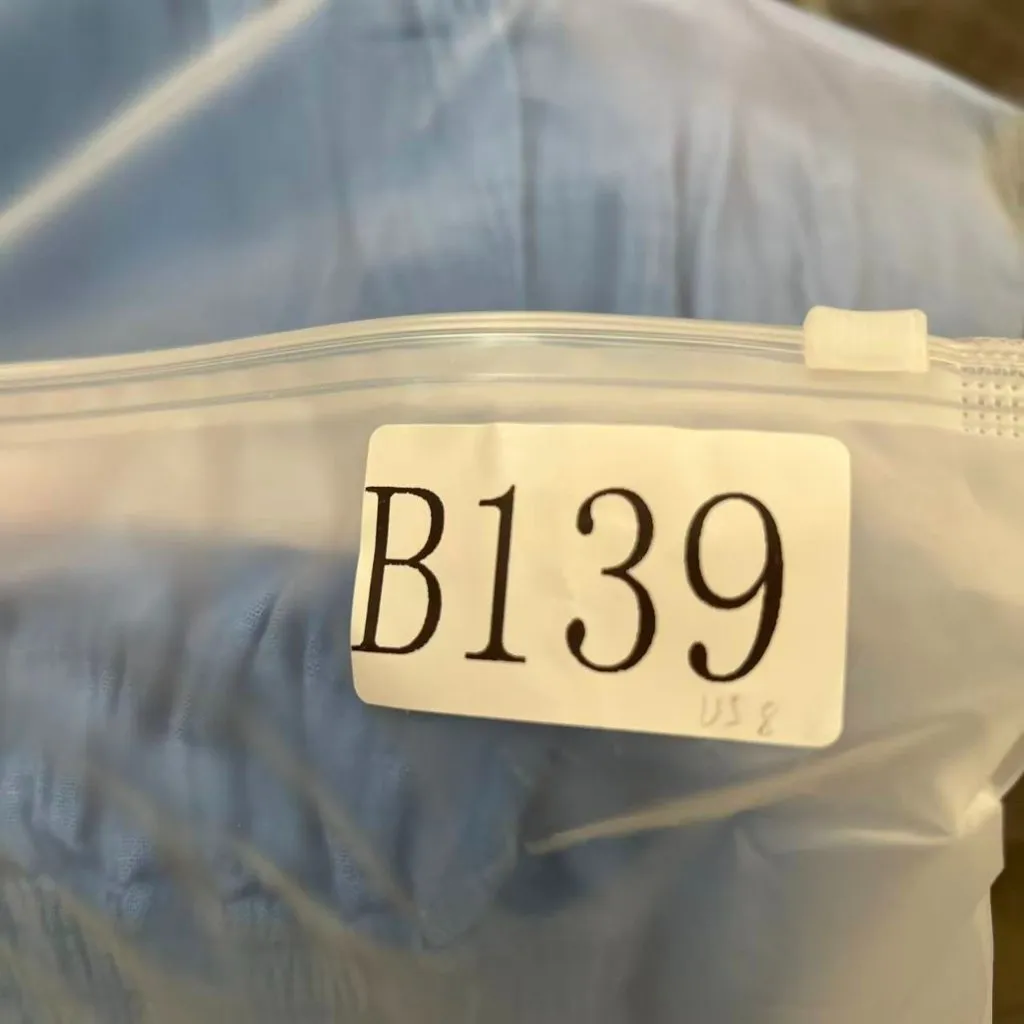 NWOT Boden Ada Double Cloth Cotton Blue Dress Size 6 Knee Length - Image 13