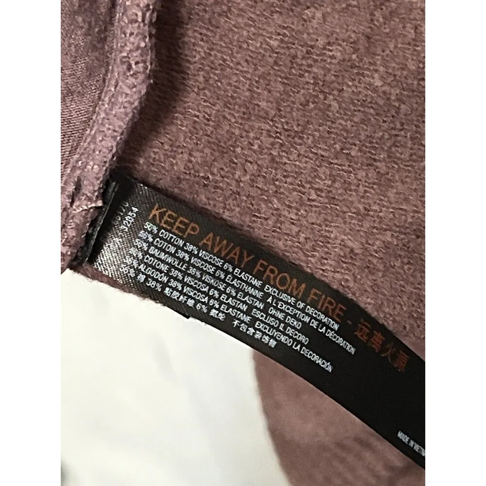 Free People Movement Zipper Back Oversized Mock Neck Pocket Sweater Size Medium - Image 6