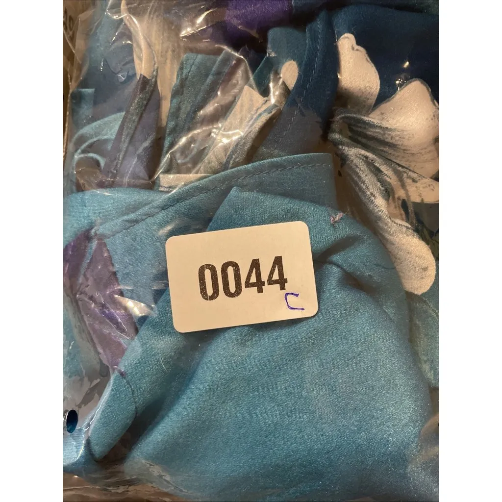 Vintage Expressions Large Intimates Blue Floral Slip Dress‎ Nightgown Fairy Lace - Image 6