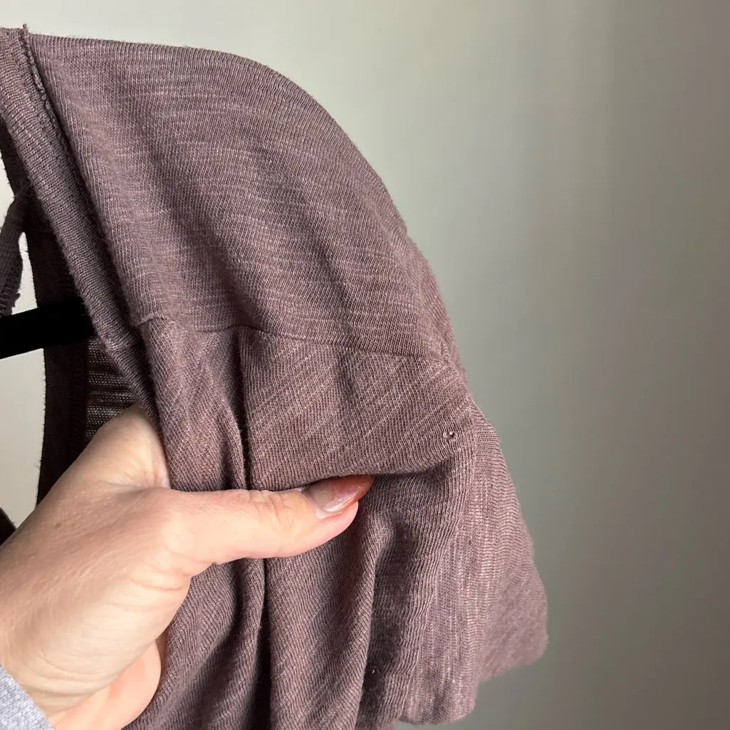 American Eagle Outfitters Brown Babydoll‎ Tie-Back Tee - Image 6