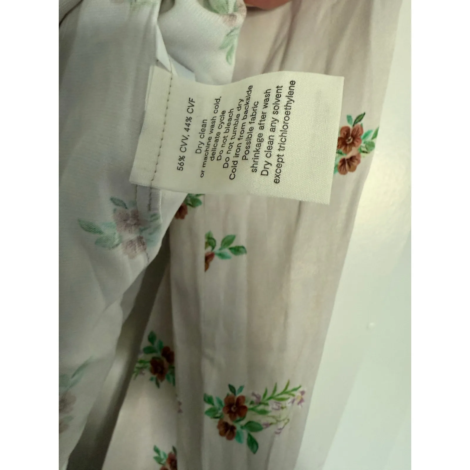 $226 New Sleeper Beige Blossom Shirt - Small - Image 7