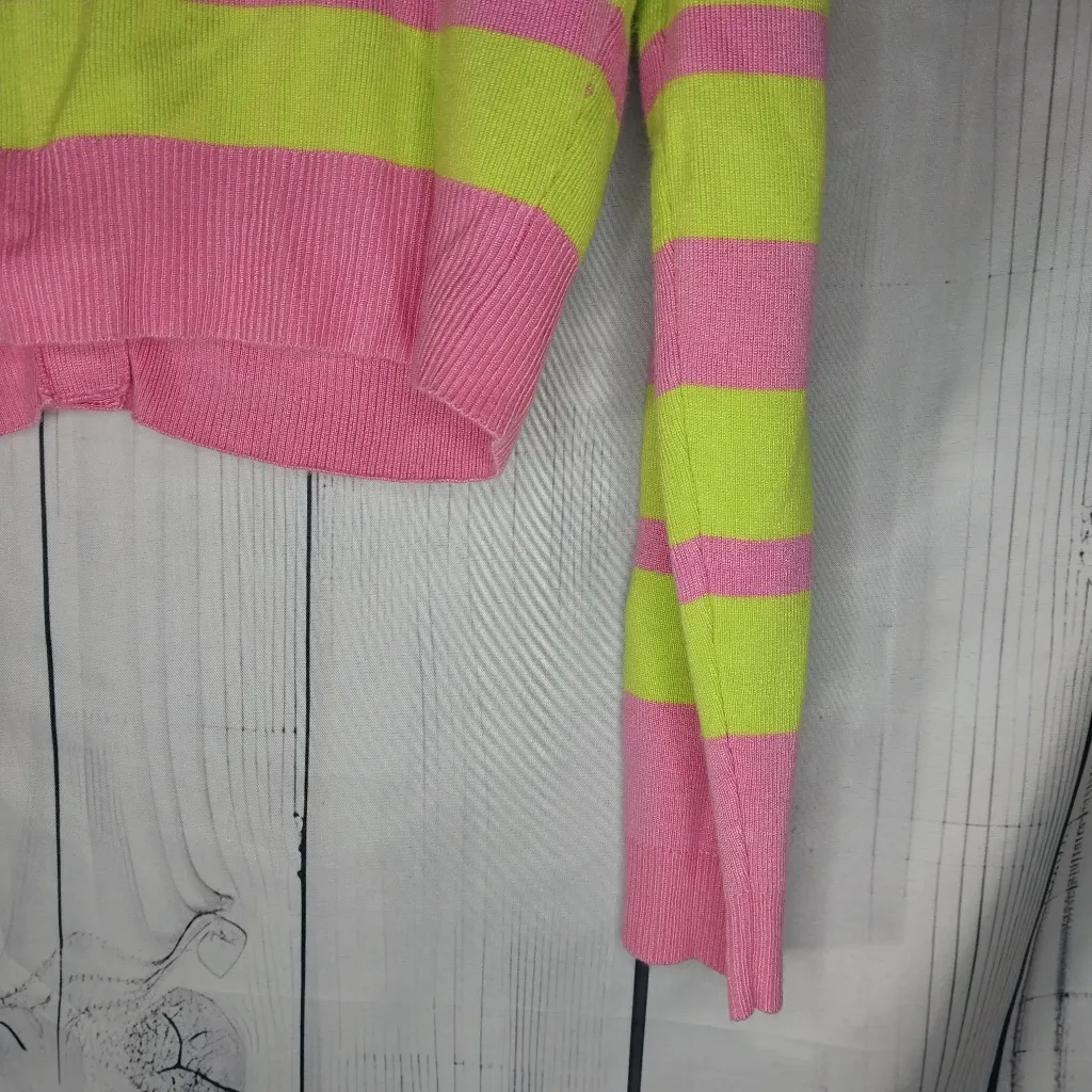 Victor Glemaud X Target Striped Y2K Cardigan Pink - Image 11