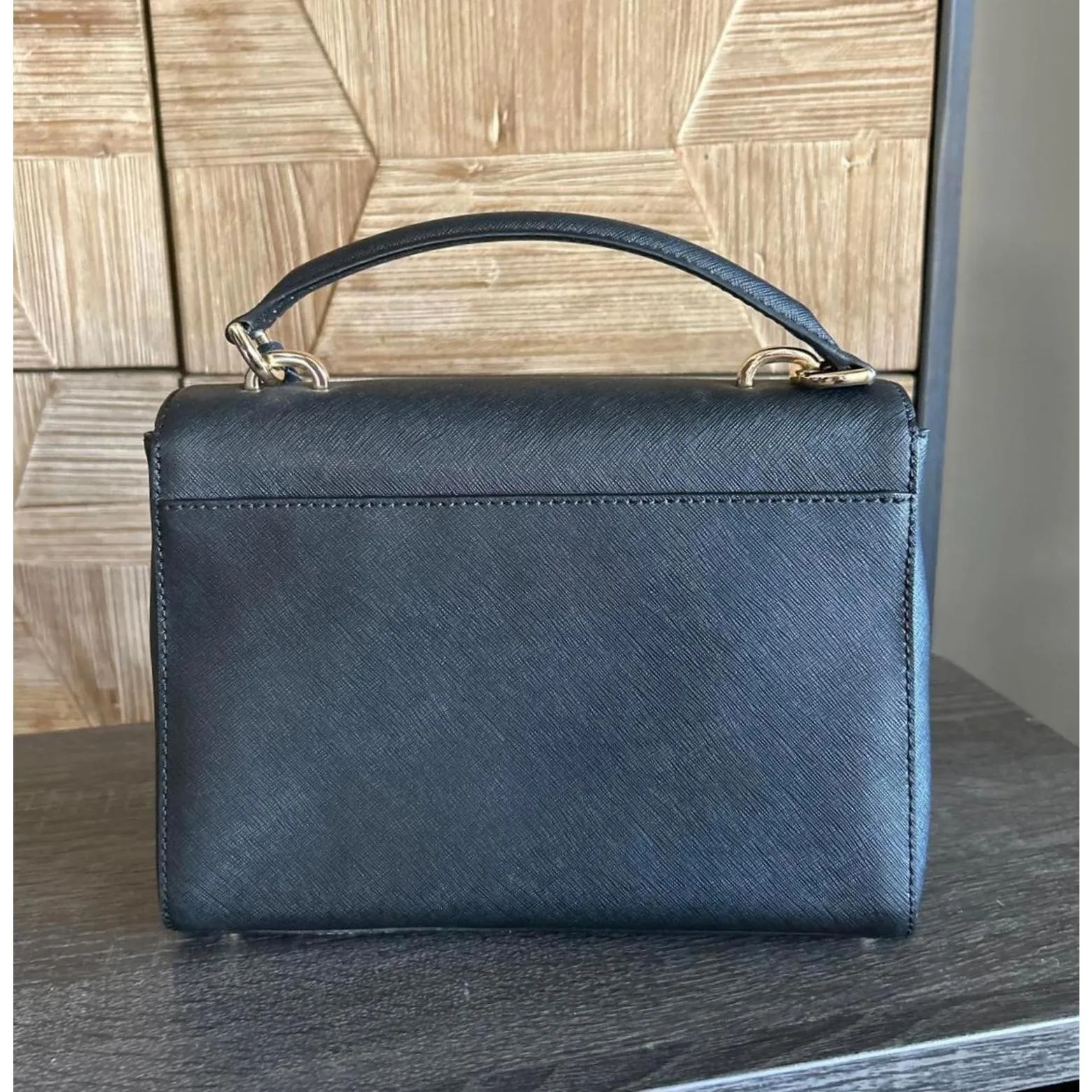 Michael Kors Ava Small Black Saffiano Leather Purse - Image 3