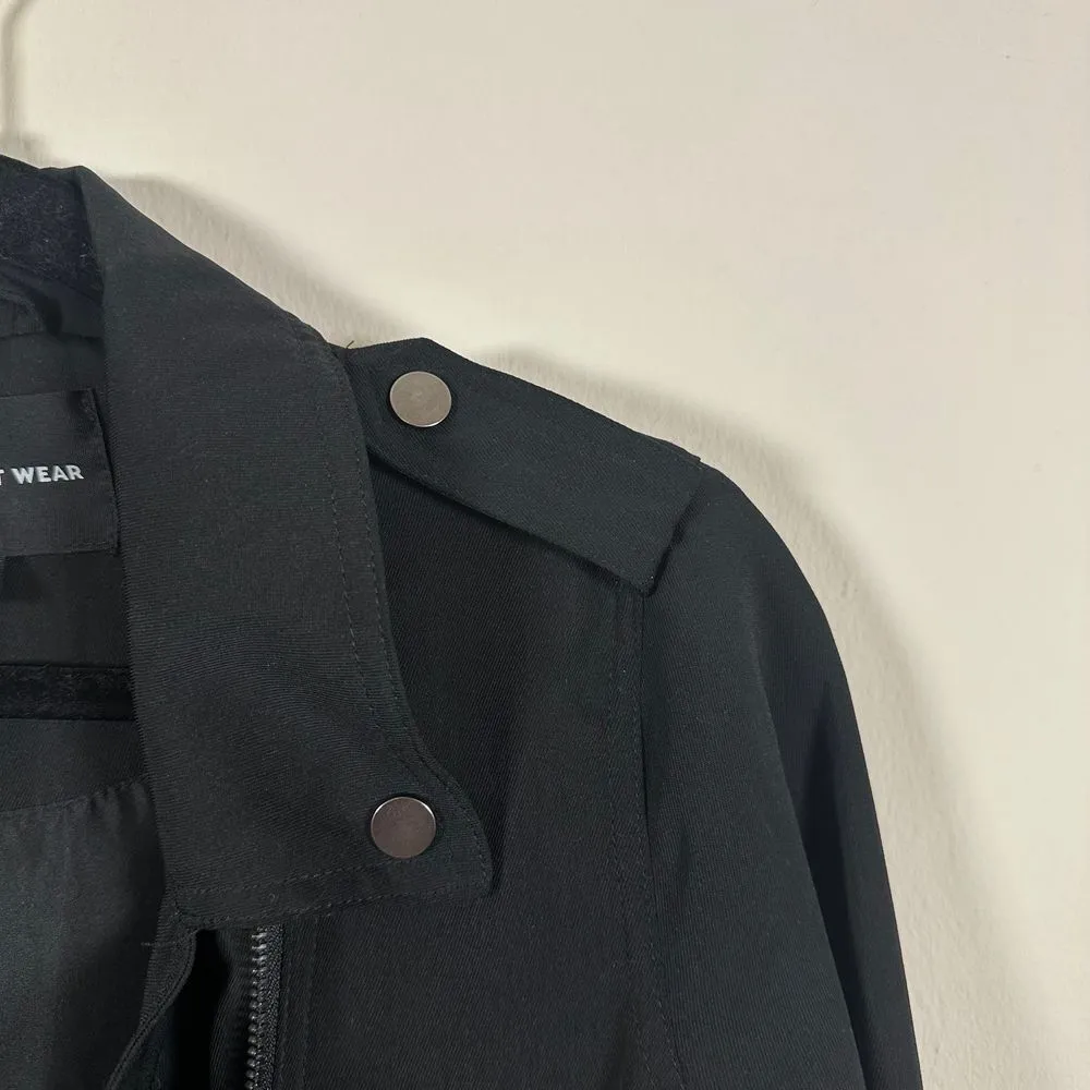 Who What Wear Black Moto Jacket Size‎ M - Image 7