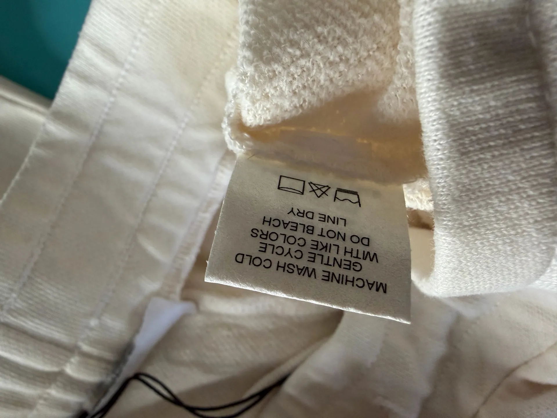 Revolve Lanston Cuffed Joggers Off White Ivory Size XS - Image 6