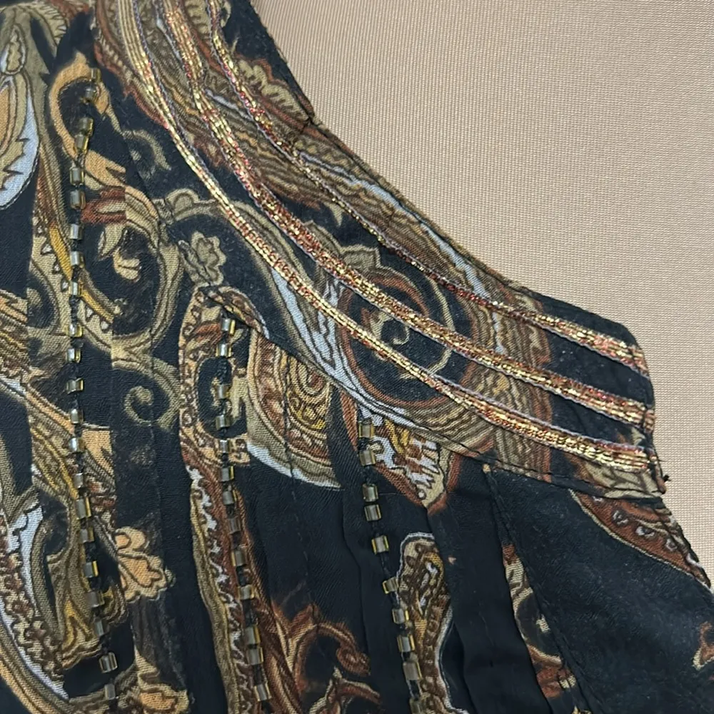 Ulla Popken Paisley Embellished Tunic Black Size undefined - Image 5