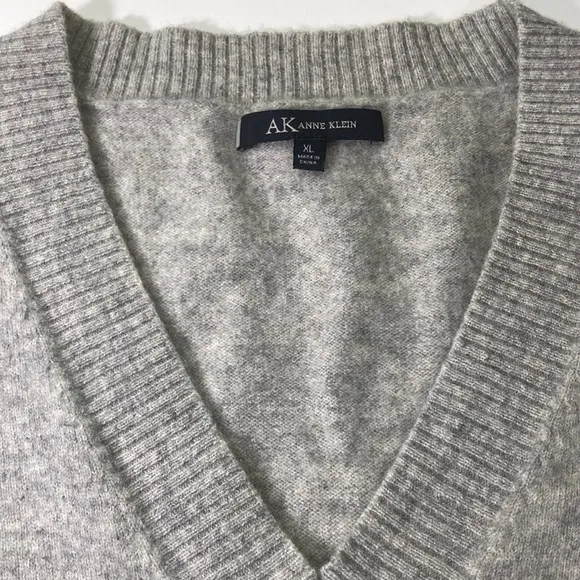 AK Anne Klein cashmere blouse XL - Image 2