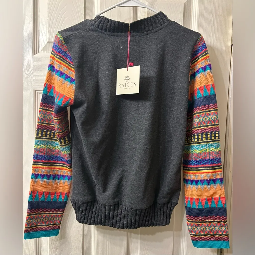 Raices Mexico multicolored shirt size M Gray Size M - Image 2