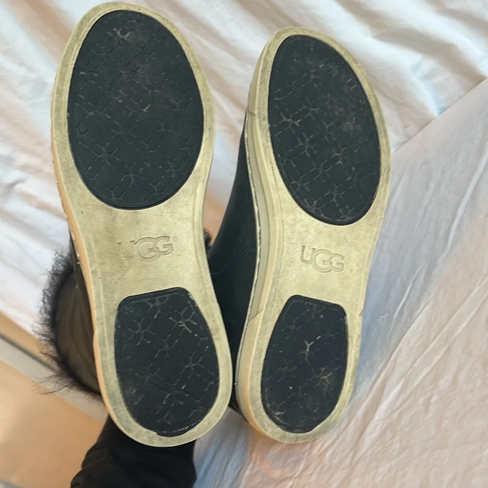 UGG Croft Toscana Fur Lined Leather High Top Lace Up Sneaker Winter Boot - Image 7