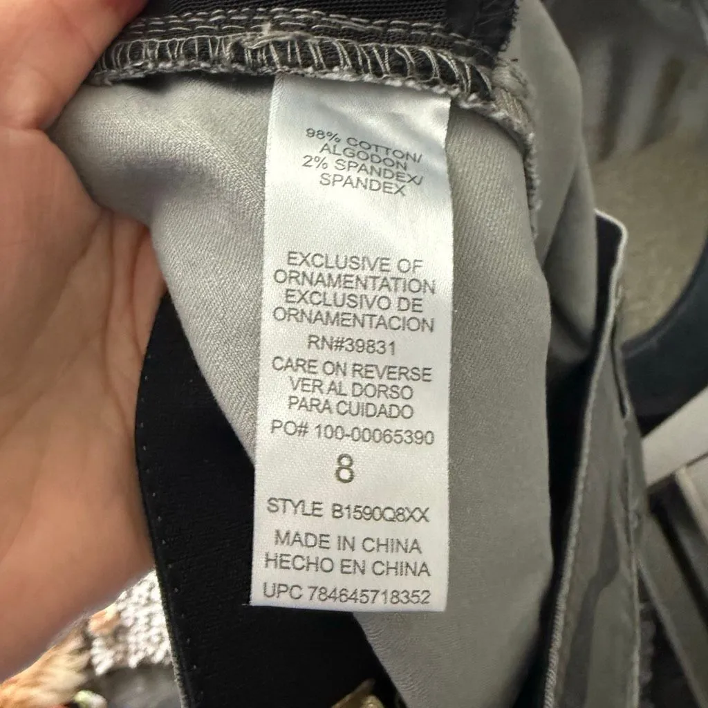 Democracy Women’s 8 Ab Technology Camo Ankle Skimmer Jeans Pants Stretchy - Image 5