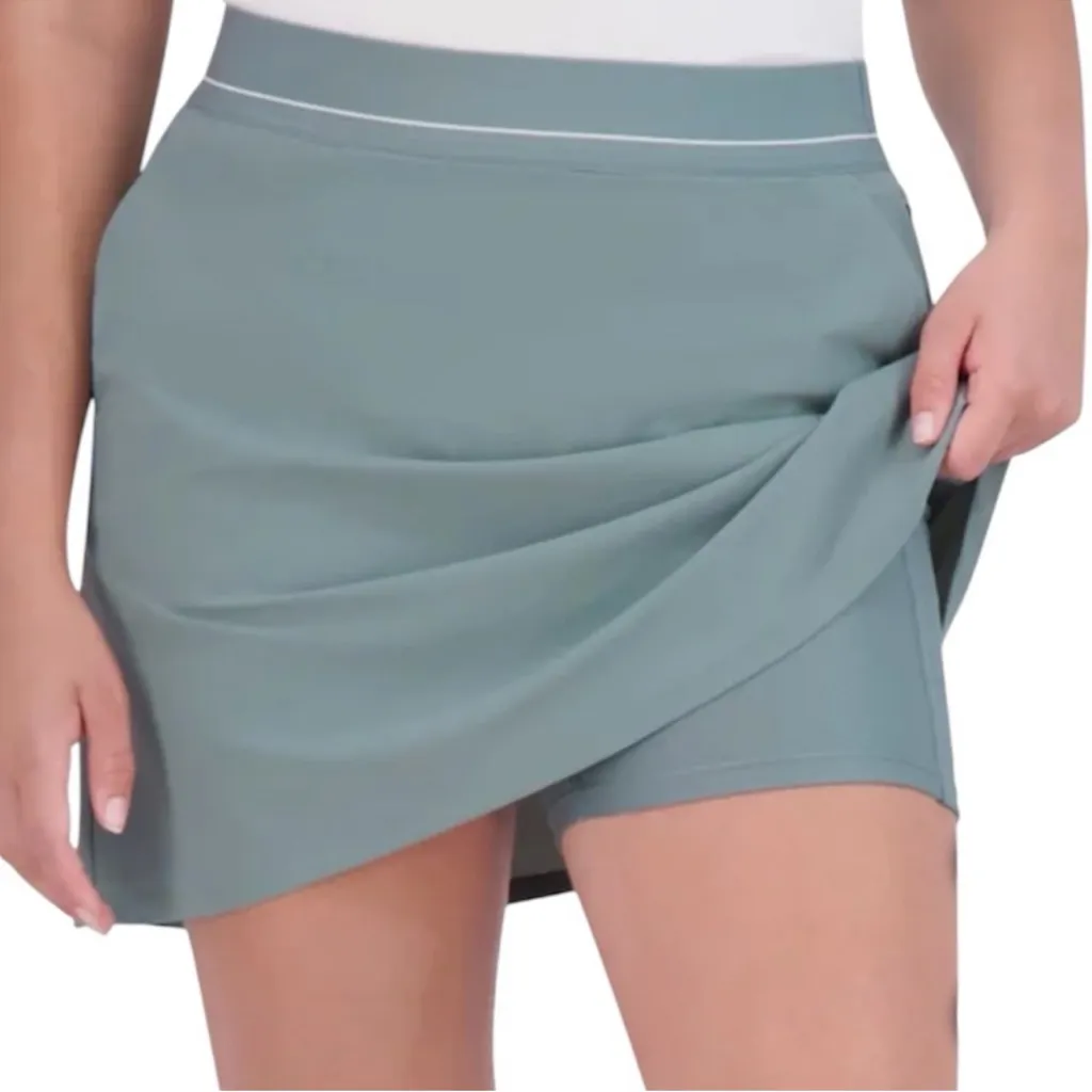 Soybu Women's Athletic Skort Skirt Green Small - Image 2