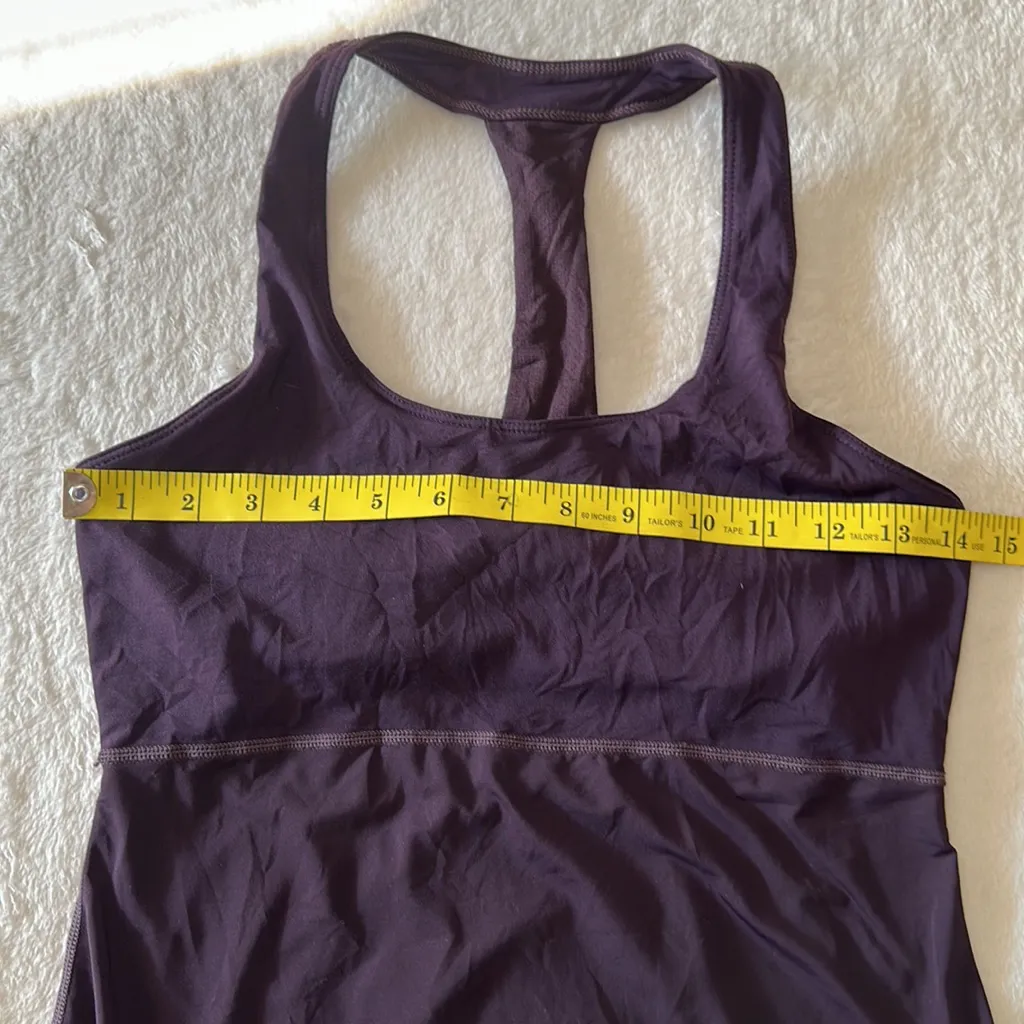 Gap Fit Women’s T Back Blouson Purple Athletic Tank Top Size XS‎ - Image 5