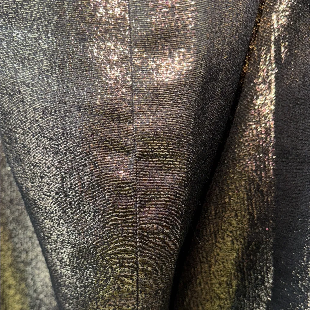 Tory Burch Black and Gold Pencil Skirt 12 EUC - Image 10