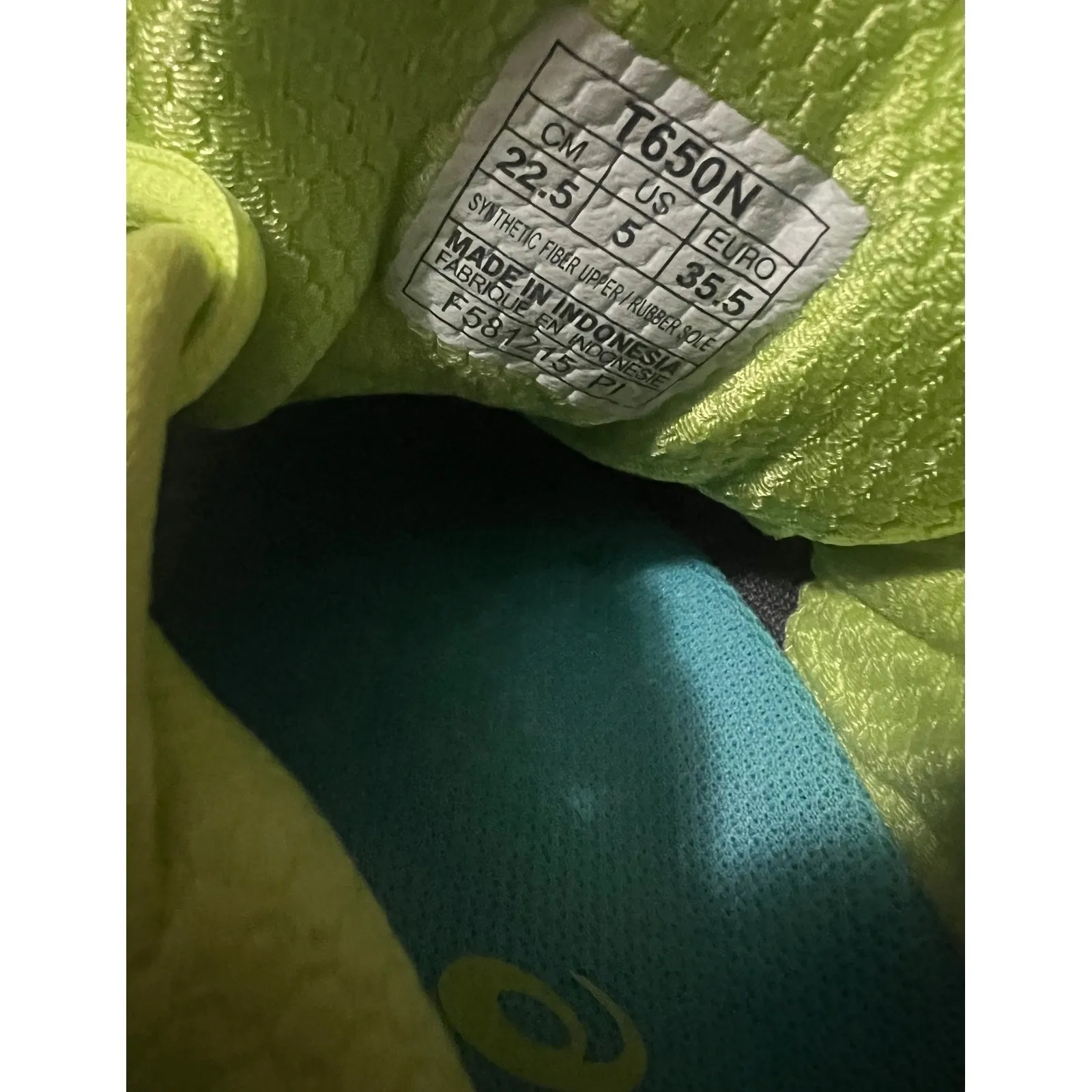 Asics Gel Nimbus 18 Women's Running Shoes Gray Green T650N Size 5 US - Image 7