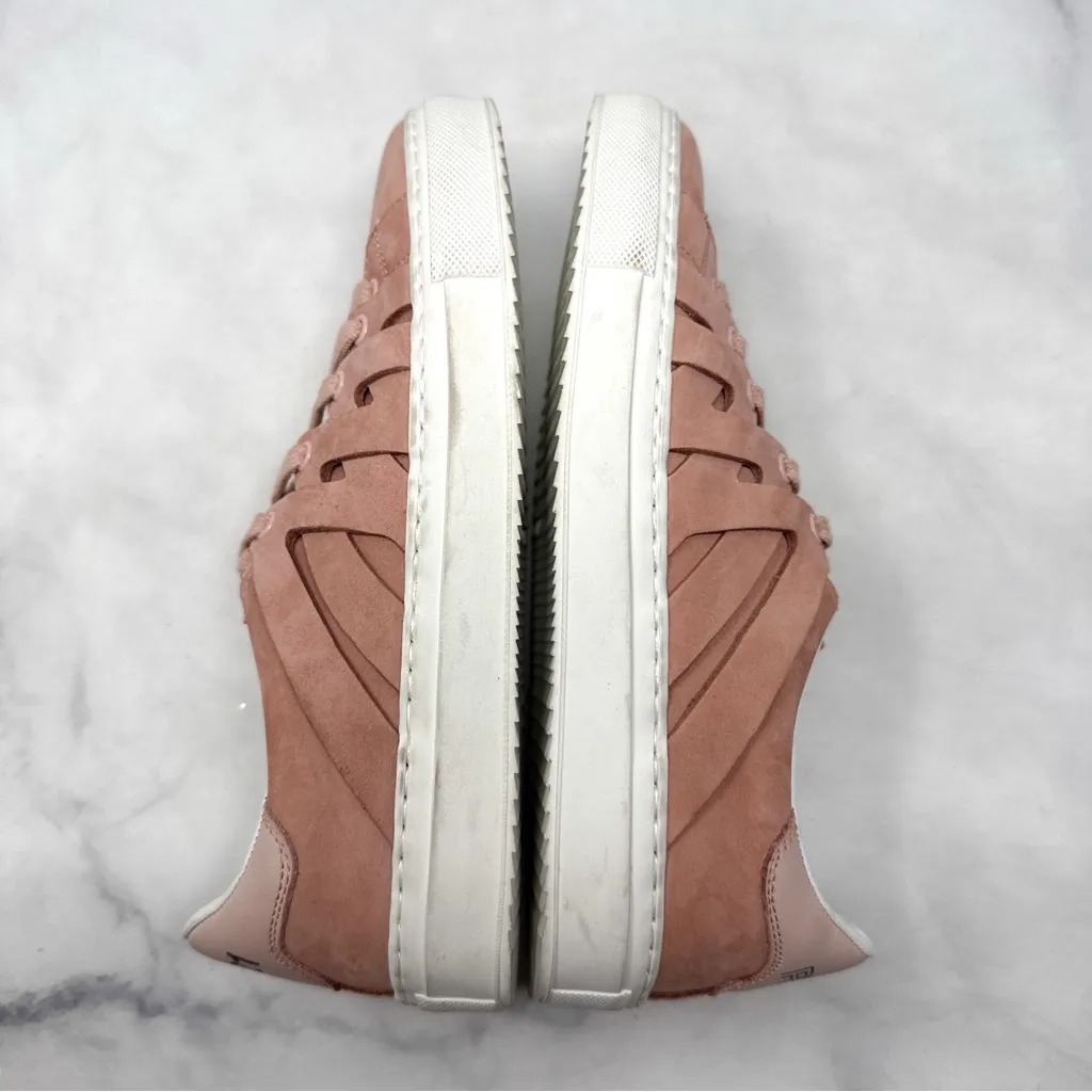 PS821 Alpha LE #007 Nubuck Leather Cutout Sneaker Shoes Trainers Blush Pink 36 Size 5 - Image 6