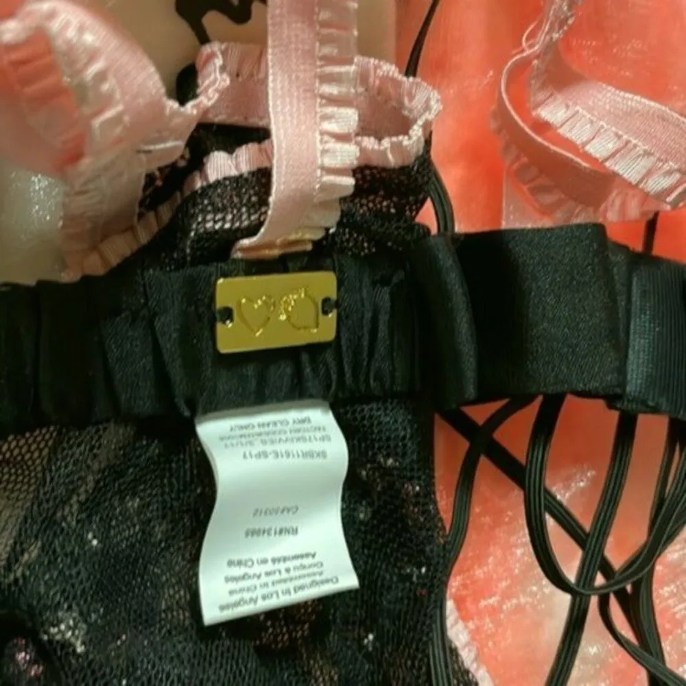 For Love and Lemons Azalea Embroidery Bralette M - Image 6