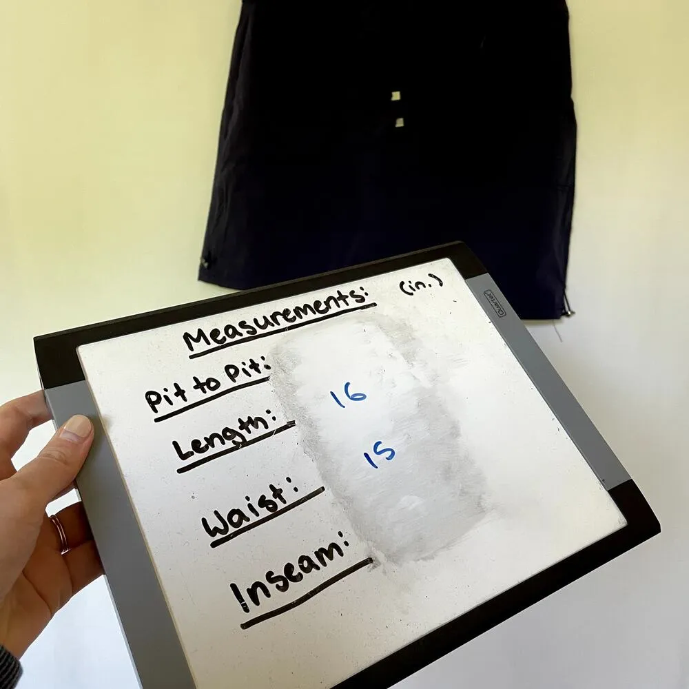 Green Tea sports tennis skirt women's size large pockets navy blue drawstring - Image 6