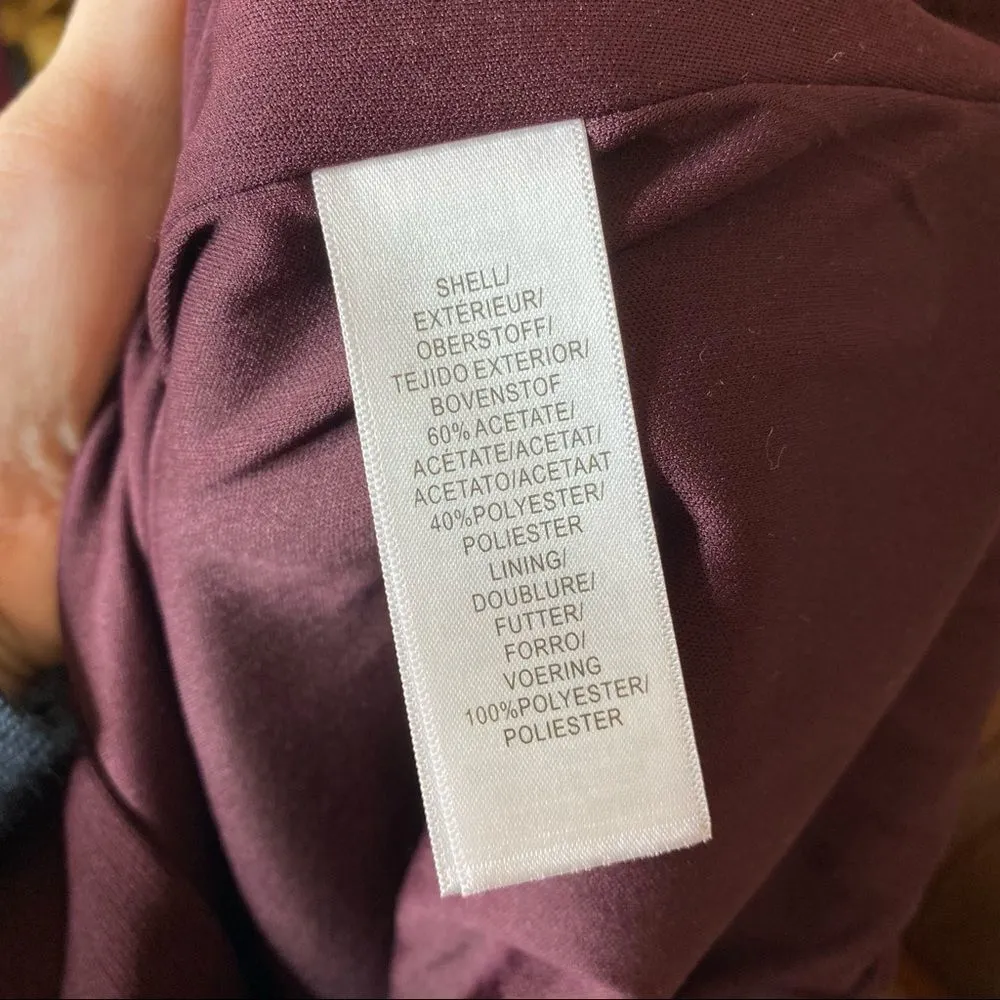 Gianni Bini Plum Peplum Pencil Dress - Image 7