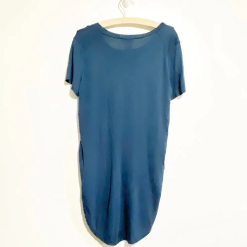 Wet Seal blue hi lo tunic short sleeve tee - Image 2